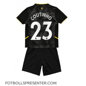 Aston Villa Philippe Coutinho #23 Tredje tröja Barn 2022-23 Kortärmad (+ korta byxor)